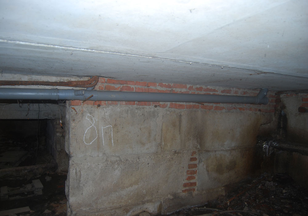 Комплексный ремонт системы канализации в подвале 19